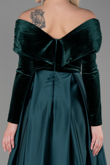 Robe de Soirée Longue Émeraude ABU2083