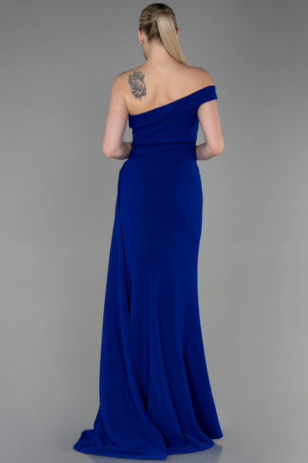 Robe Queue de Poisson Longue Bleu Saxe ABU3324