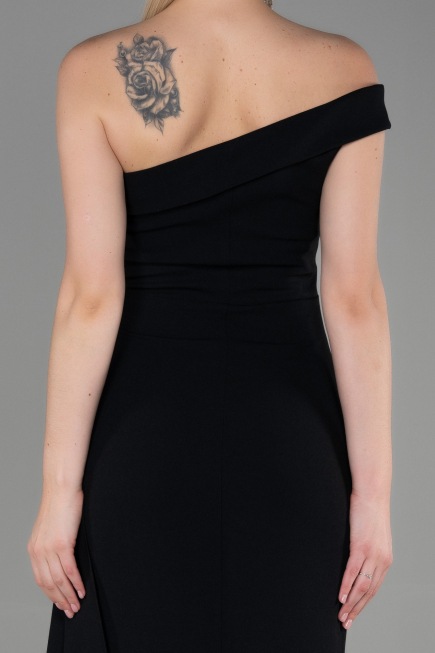 Robe Queue de Poisson Longue Noir ABU3324