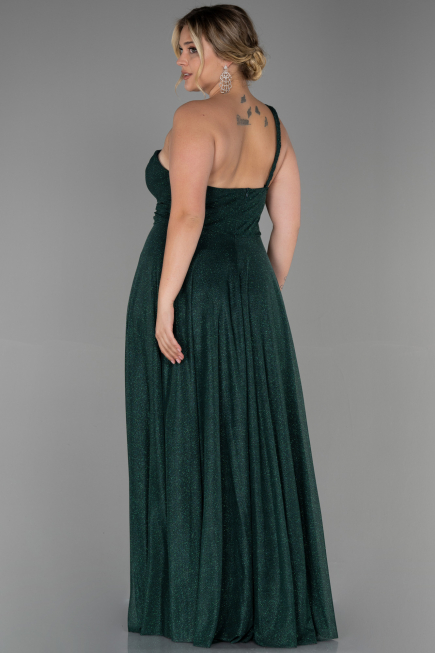 Robe Grande Taille Longue Émeraude ABU3289