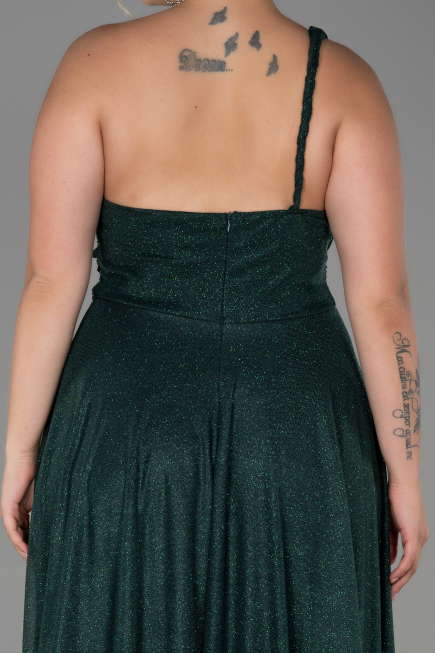 Robe Grande Taille Longue Émeraude ABU3289