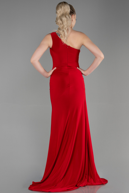Robe de Soirée Longue Rouge ABU2964