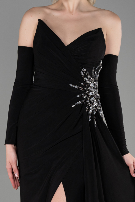 Robe de Soirée Longue Noir ABU3351
