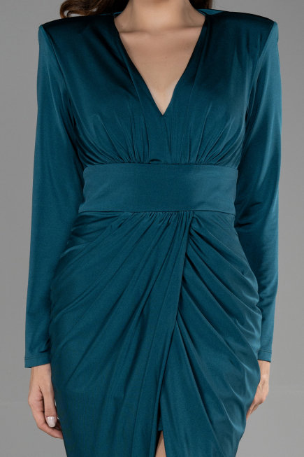 Robe de Cérémonie Midi Émeraude ABK1861