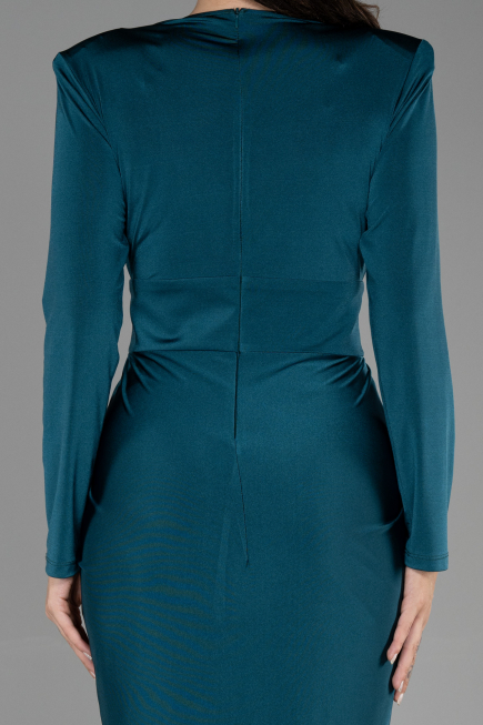 Robe de Cérémonie Midi Émeraude ABK1861