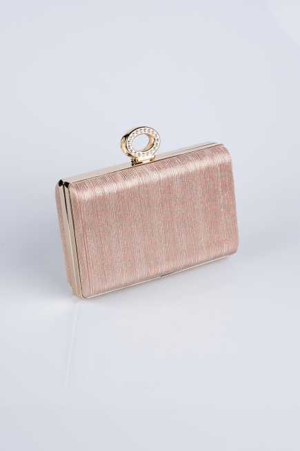 Sac de Soirée Luxe Coupe Au Laser Rose SH830