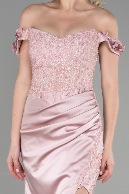 Robe de Soirée Longue Poudre ABU3384