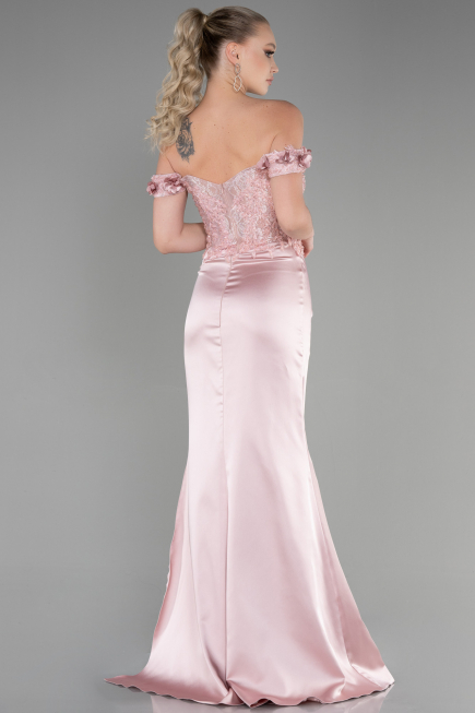 Robe de Soirée Longue Poudre ABU3384