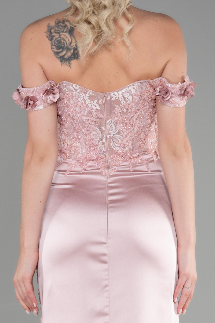 Robe de Soirée Longue Poudre ABU3384