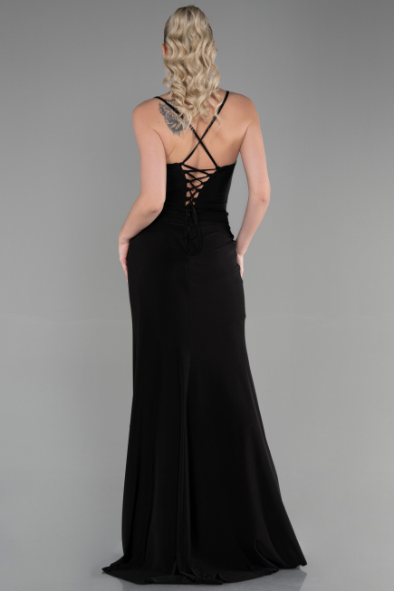 Robe de Soirée Longue Noir ABU3363