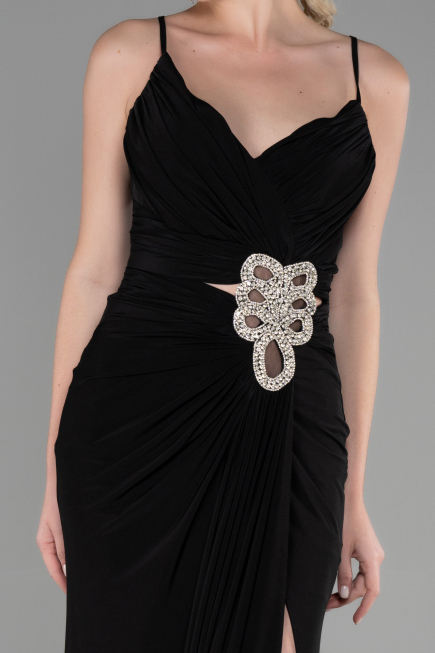 Robe de Soirée Longue Noir ABU3363