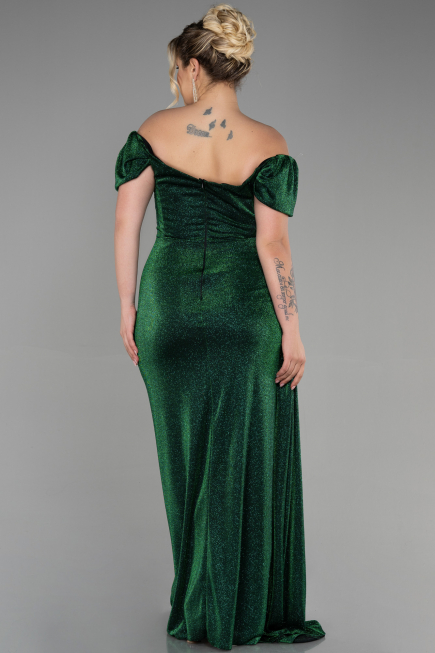 Robe De Soirée Grande Taille Longue Émeraude ABU2658