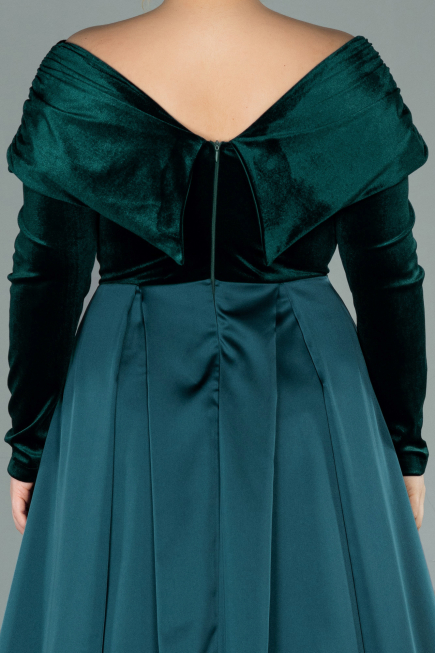 Robe Grande Taille Longue Émeraude ABU2084