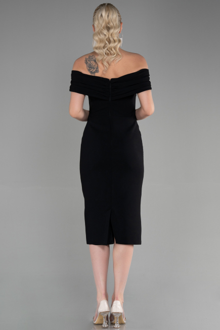 Robe de Cérémonie Midi Noir ABK1902