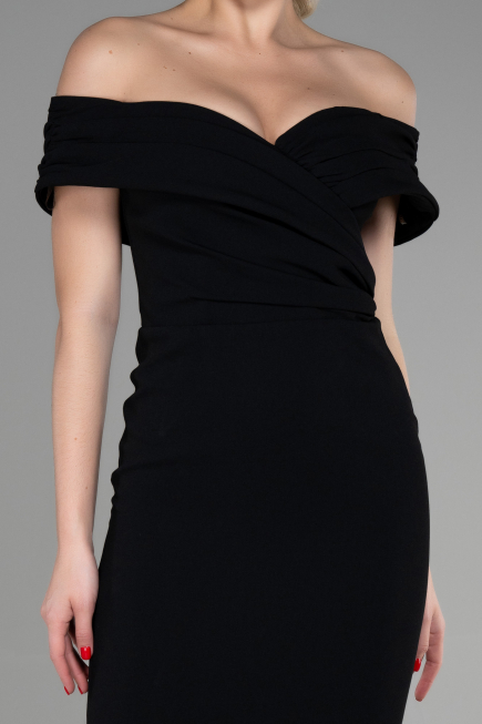 Robe de Cérémonie Midi Noir ABK1902