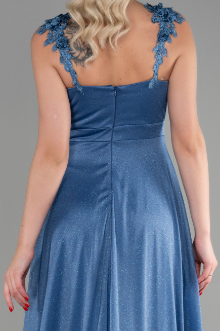 Robe de Soirée Longue Indigo ABU2307