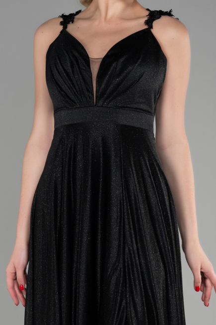 Robe de Soirée Longue Noir ABU2307
