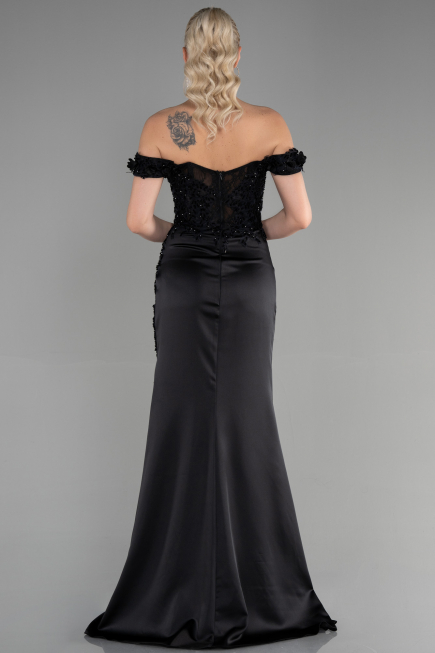 Robe de Soirée Longue Noir ABU3384