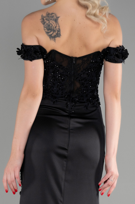 Robe de Soirée Longue Noir ABU3384