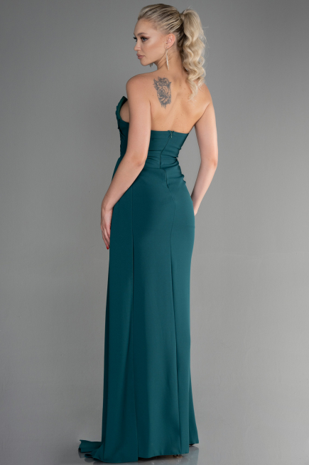 Robe de Soirée Longue Émeraude ABU3344