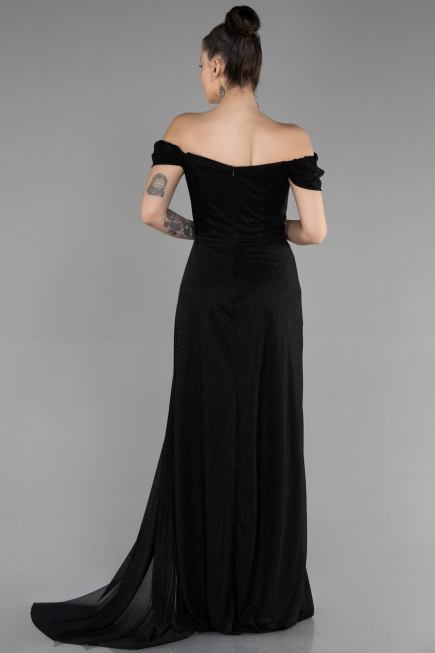 Robe de Soirée Longue Noir ABU3472
