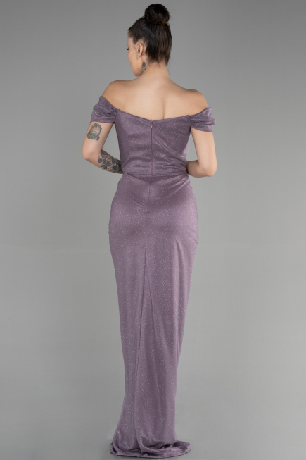 Robe de Soirée Longue Lavande ABU3473