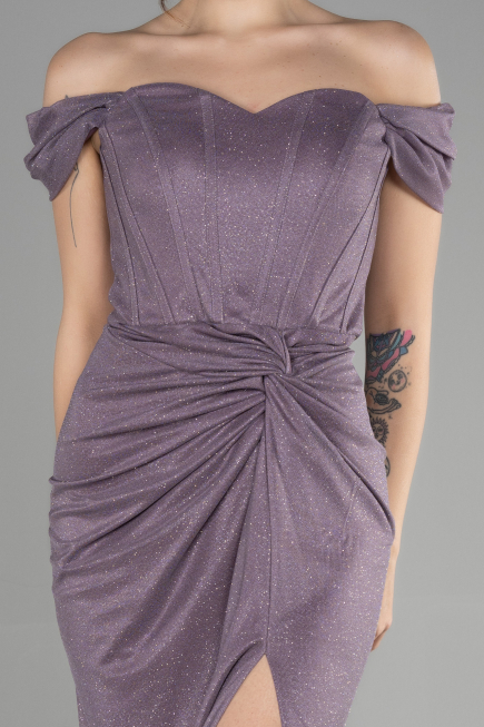 Robe de Soirée Longue Lavande ABU3473