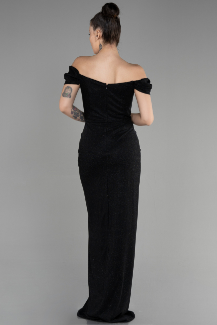 Robe de Soirée Longue Noir ABU3473