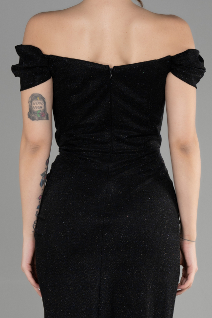 Robe de Soirée Longue Noir ABU3473