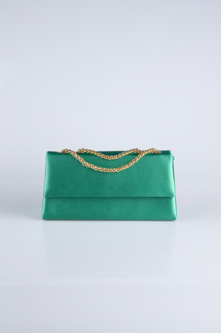 Sac de Soirée Luxe Satin Vert SH818