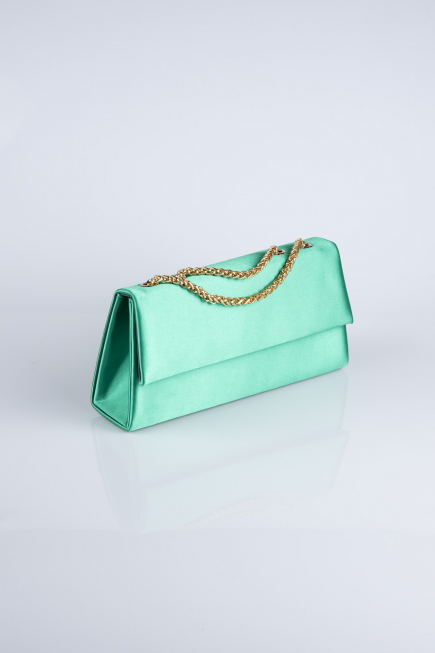 Sac de Soirée Luxe Satin Vert SH818