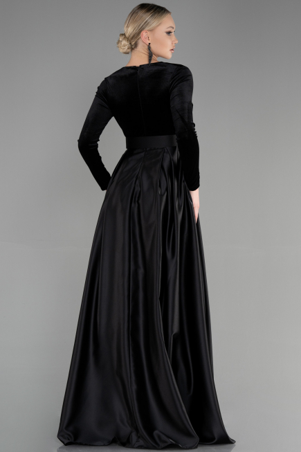 Robe de Soirée Longue Noir ABU3388