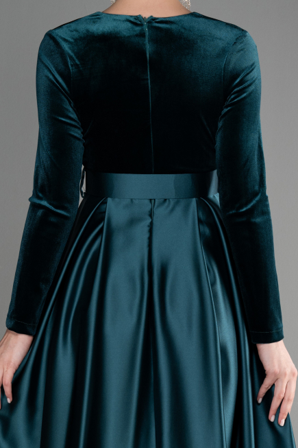 Robe de Soirée Longue Émeraude ABU3388