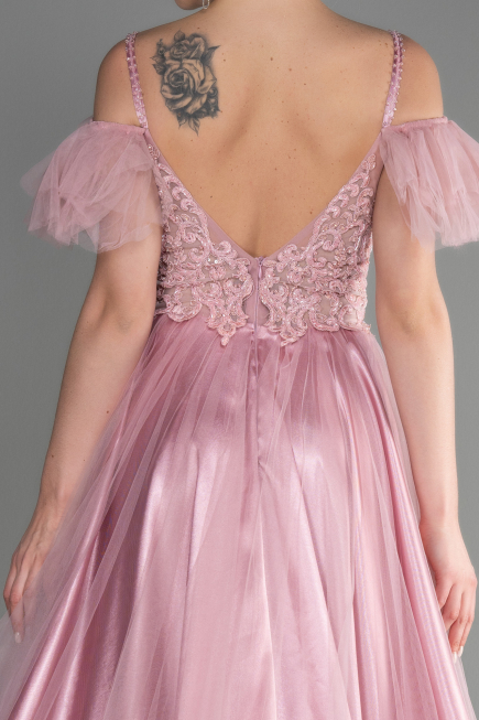 Robe de Soirée Longue Poudre ABU3500