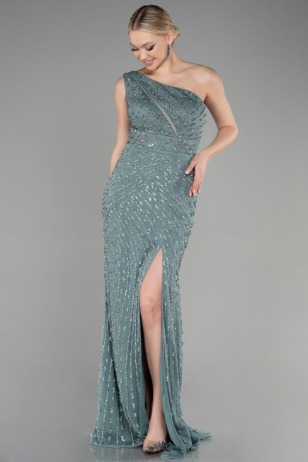 Haute Couture Longue Menthe ABU3503