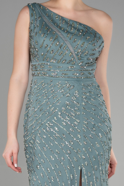 Haute Couture Longue Menthe ABU3503