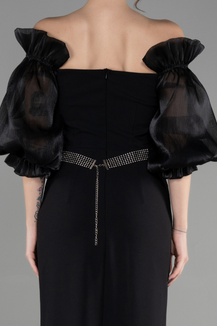 Robe de Soirée Longue Noir ABU3508