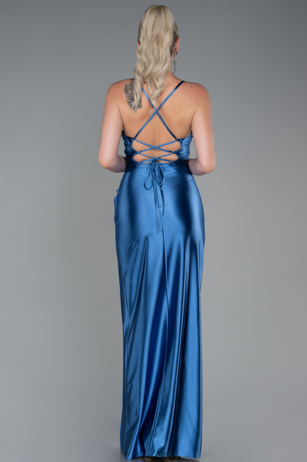 Robe de Soirée Longue Indigo ABU3247
