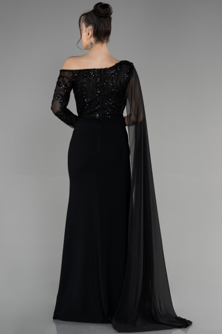 Robe de Soirée Longue Noir ABU3511