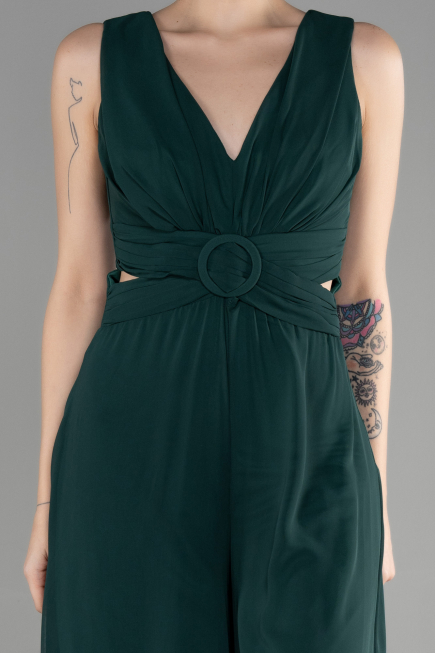 Robe De Cérémonie Mousseline Émeraude ABT075