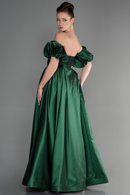 Robe de Soirée Longue Émeraude ABU3547