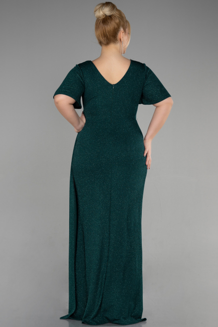 Robe Grande Taille Longue Émeraude ABU3645
