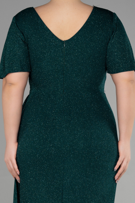 Robe Grande Taille Longue Émeraude ABU3645