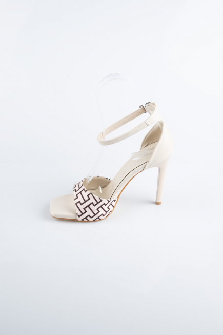 Chaussure de soirée Cuir Beige AB8004