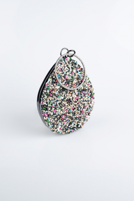 Sac de Soirée Luxe Pierreux Rinçage SH833