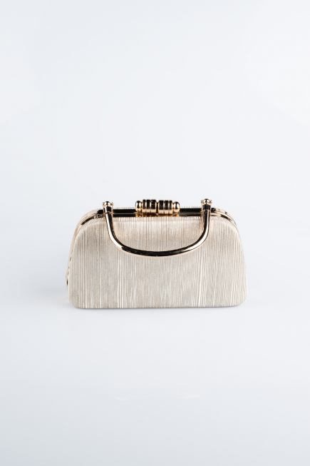 Sac de Soirée Coupe Au Laser Or SH839