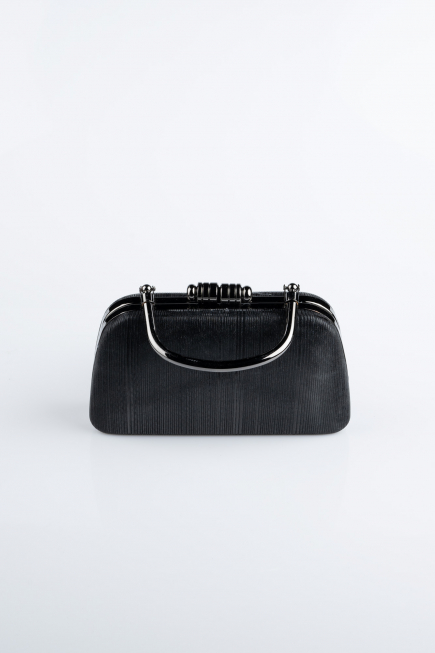 Sac de Soirée Coupe Au Laser Noir SH839