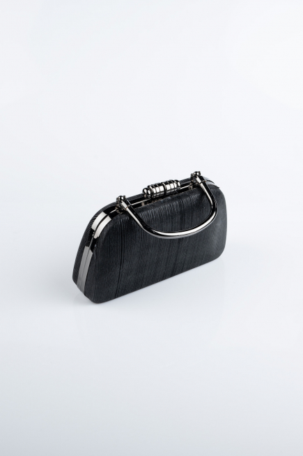 Sac de Soirée Coupe Au Laser Noir SH839