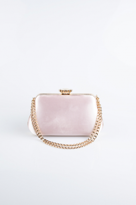 Sac de Soirée Luxe Satin Poudre SH834