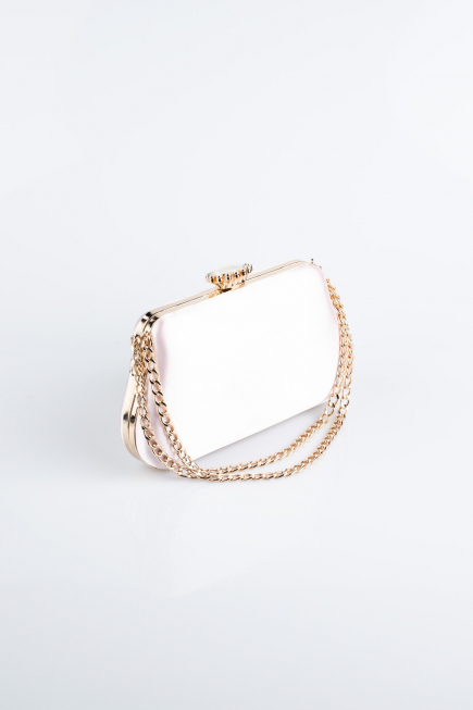 Sac de Soirée Luxe Satin Poudre SH834